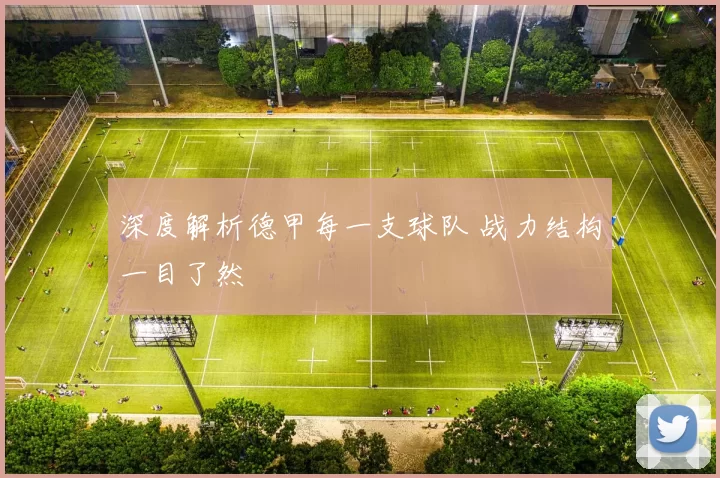 深度解析德甲每一支球队 战力结构一目了然